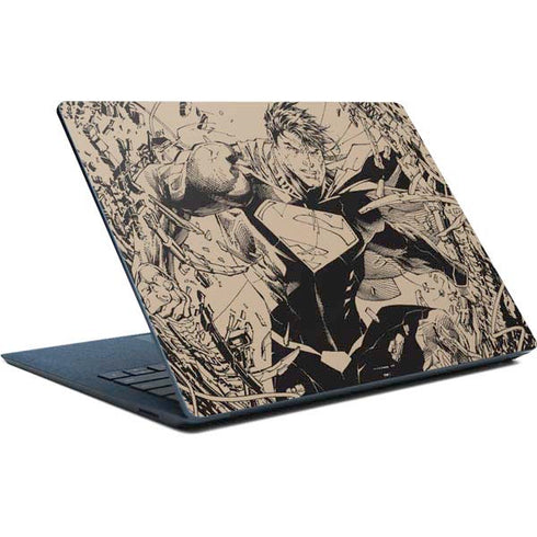 DC Comics Superman Unchained #1 Original Cover Pencils Surface Laptop Skin